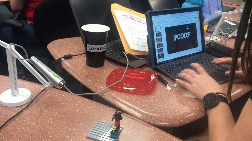 At #cvtechbc19 with <a href="/misslyss521/">Alyssa Maxwell</a> making Stop Motion Animations! #FUSD #PLI