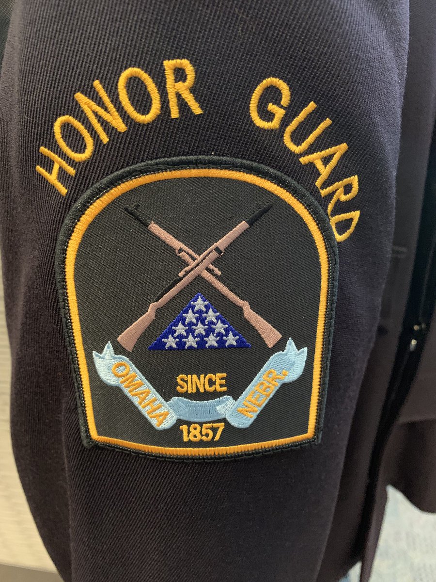 OPDOfcONeil's tweet photo. #OPD Honor Guard rolling out their new patch!!!!  Looks great on their uniforms. https://t.co/SwcjHMHjR3