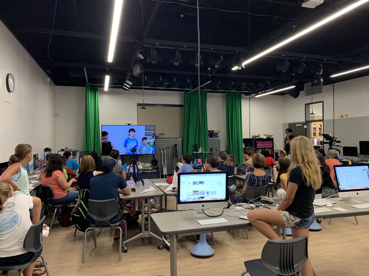 HeronSchool's tweet photo. Our young filmmakers share their work from our Heron Summer Production Club! #FullSTEAMAhead #FlyersSOAR @NatomasUSD https://t.co/29gipOah31