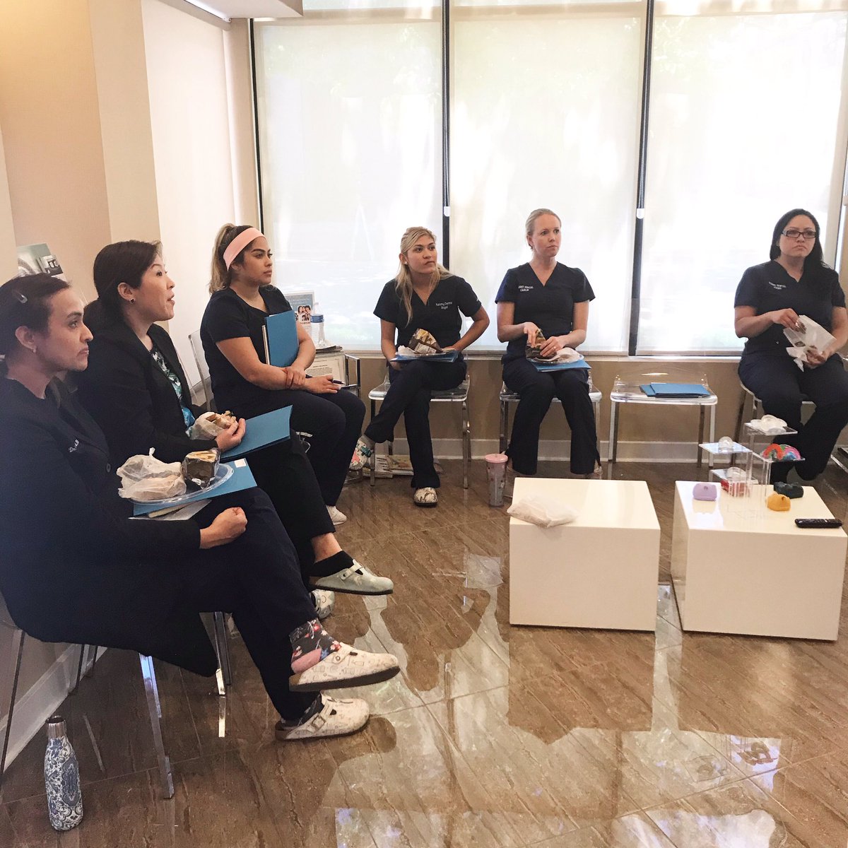 Lunchin’ &amp; Learnin’ 
.
.
#education #lunchandlearn #yummydental
