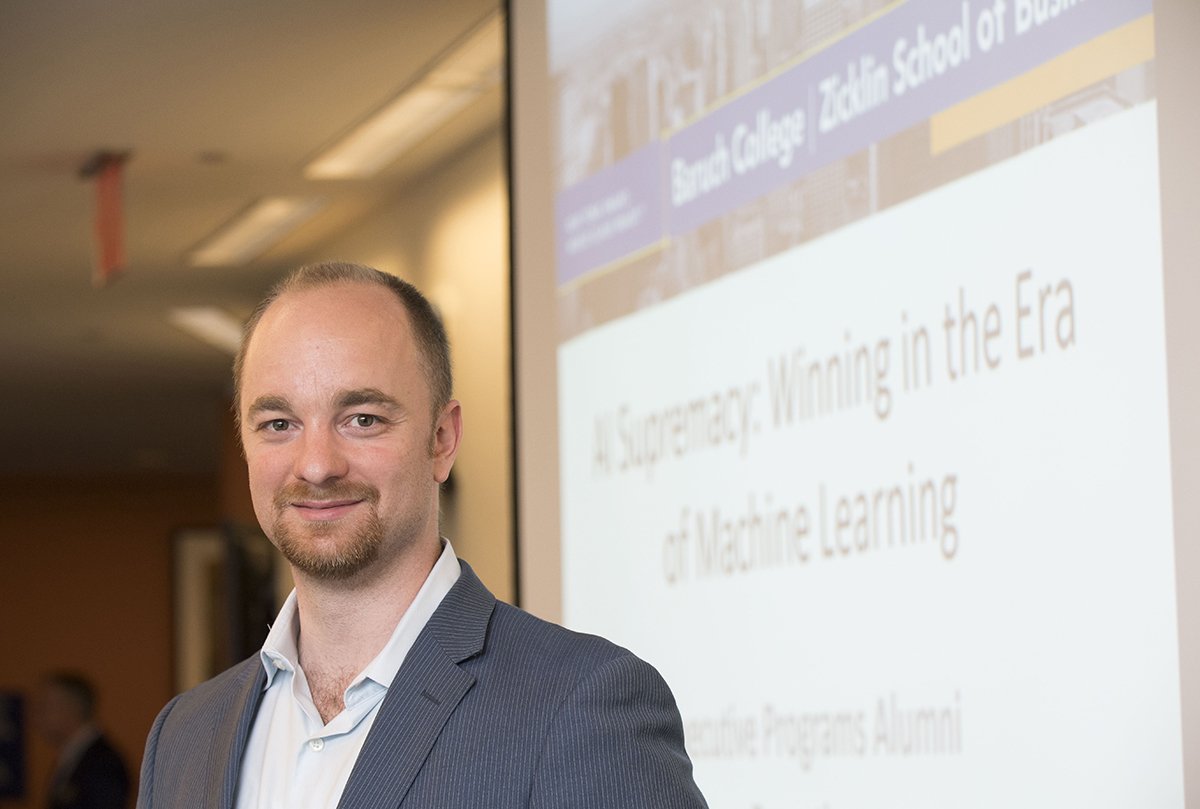 Baruch_Zicklin's tweet image. Alumni of @Baruch_Zicklin&apos;s #executive programs gathered on 6/5 for an evening of networking &amp;amp; reminiscing. 

Thank you to @baruchalumni @keithfurst (MBA &apos;12) for giving the keynote on #AI supremacy in the era of #MachineLearning. #ZicklinPride #ZicklinSuccess #BaruchPride