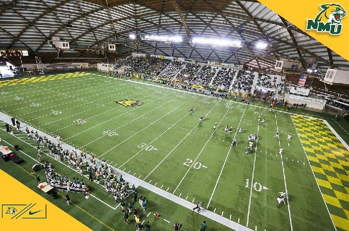 JojoM_artin's tweet photo. After a great conversation with @CoachNystrom I’m BLESSED to recieve an offer to Northern Michigan University! #CatTough @CoachPPerles @NMU_Football @holtramfootball https://t.co/tP3lg8ghQk