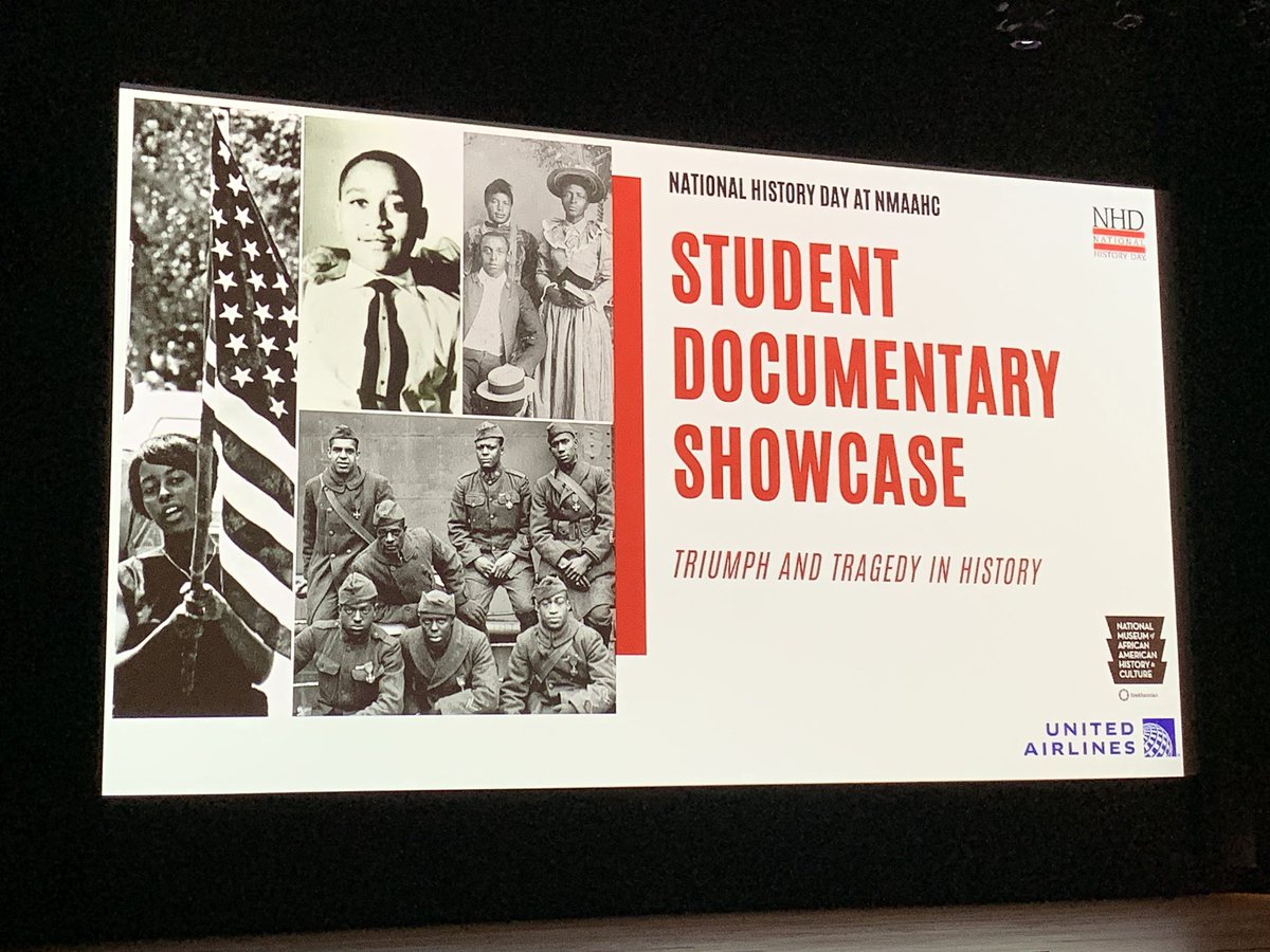 PeledgeJay's tweet photo. What an awesome honor today for my @Hanscom_AFB MS Ss (one not in pic) who got their documentary shown in the Oprah Winfrey theatre at the @NMAAHC https://t.co/DLfaVn8iR5