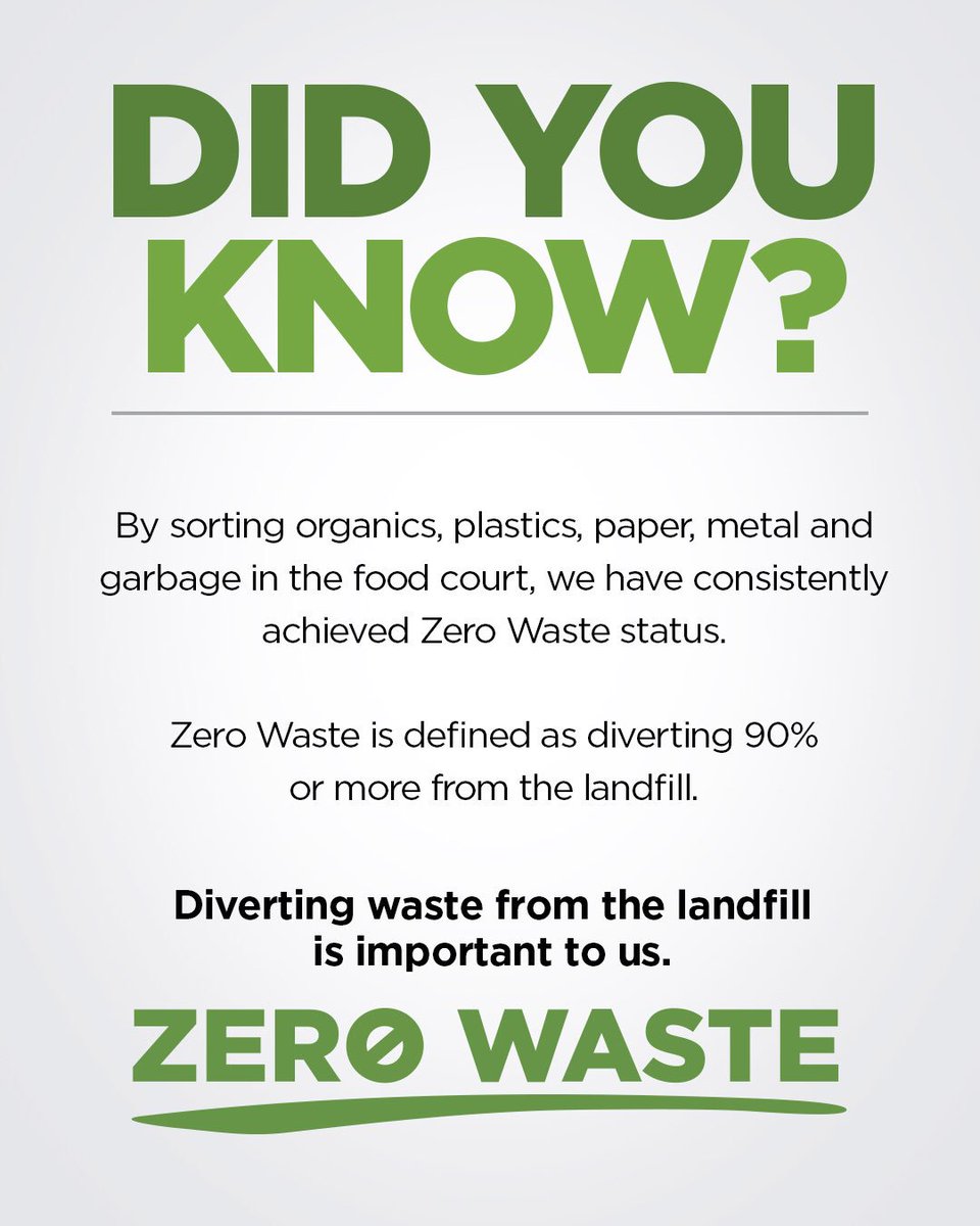 devonshiremall's tweet photo. Did you know? Working together to always consider tomorrow ππ»πβ»οΈ #devonshirestyle #alwaysconsidertomorrow #divertwaste #zerowaste #recycle #sustainability #environment #yqg https://t.co/OcAX8dEwct