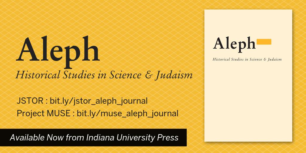 IUPJournals's tweet photo. #ToC_Alert Aleph: Historical Studies in Science and Judaism v19 n1
@JSTOR 🔗 https://t.co/KFSreOmD4L
@ProjectMUSE 🔗 https://t.co/1lyJXhFE3Z
In this issue:
• Abraham Ibn Ezra-Peter of Limoges Astrological-Exegetical Connection
#HistoryofScience #JewishStudies #Philosophy https://t.co/Vmt0U2qC59