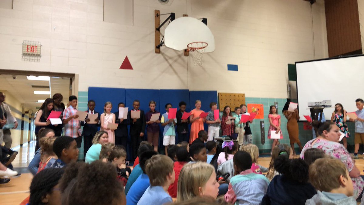 Our 5th graders are getting ready to move on to the next chapter. Best of luck as you all move on to middle school! #followtheherd #tosaproud