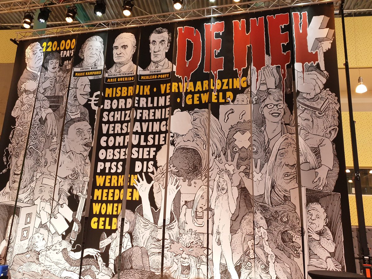sabienraams's tweet photo. De hel van het psychisch lijden onder ogen zien. Ons branden aan de waarheid van geweld, misbruik en verwaarlozing. De zak van vuil en schaamte in ons midden plaatsen. Wetenschapper, actievoerder en kunstenaar #AlieWeerman in haar prachtige lectorale rede @Windesheiminfo. Dank! https://t.co/mgL3iXSAPj