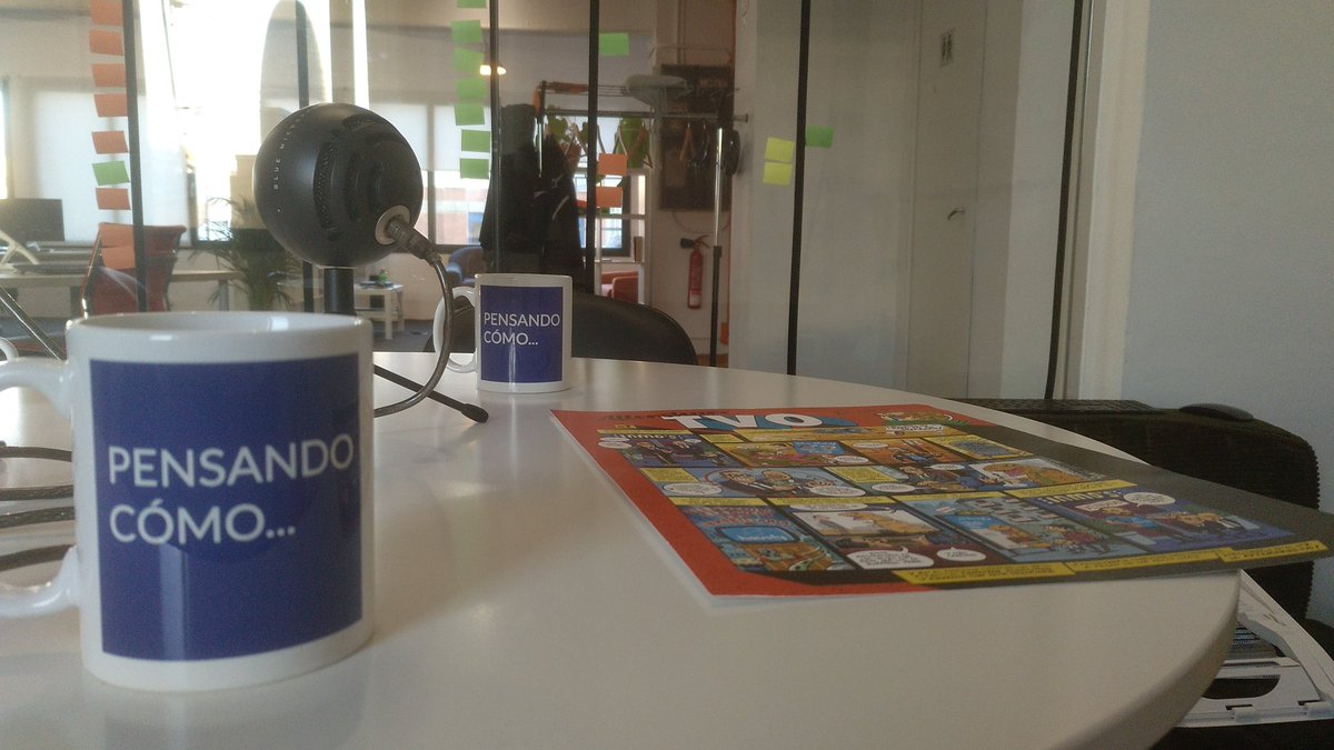 sPerpina's tweet photo. Hoy hemos grabado la siguiente entrevista de @Pensandocomo_. Ya la escucharéis pero mientras os recuerdo que tenéis disponible la que hicimos a @Shht. Hablamos de #diseño, #squeasy, #etfelicitofill y #MastersOfNaming. Imprescindible! https://t.co/3m9pCYaE2p