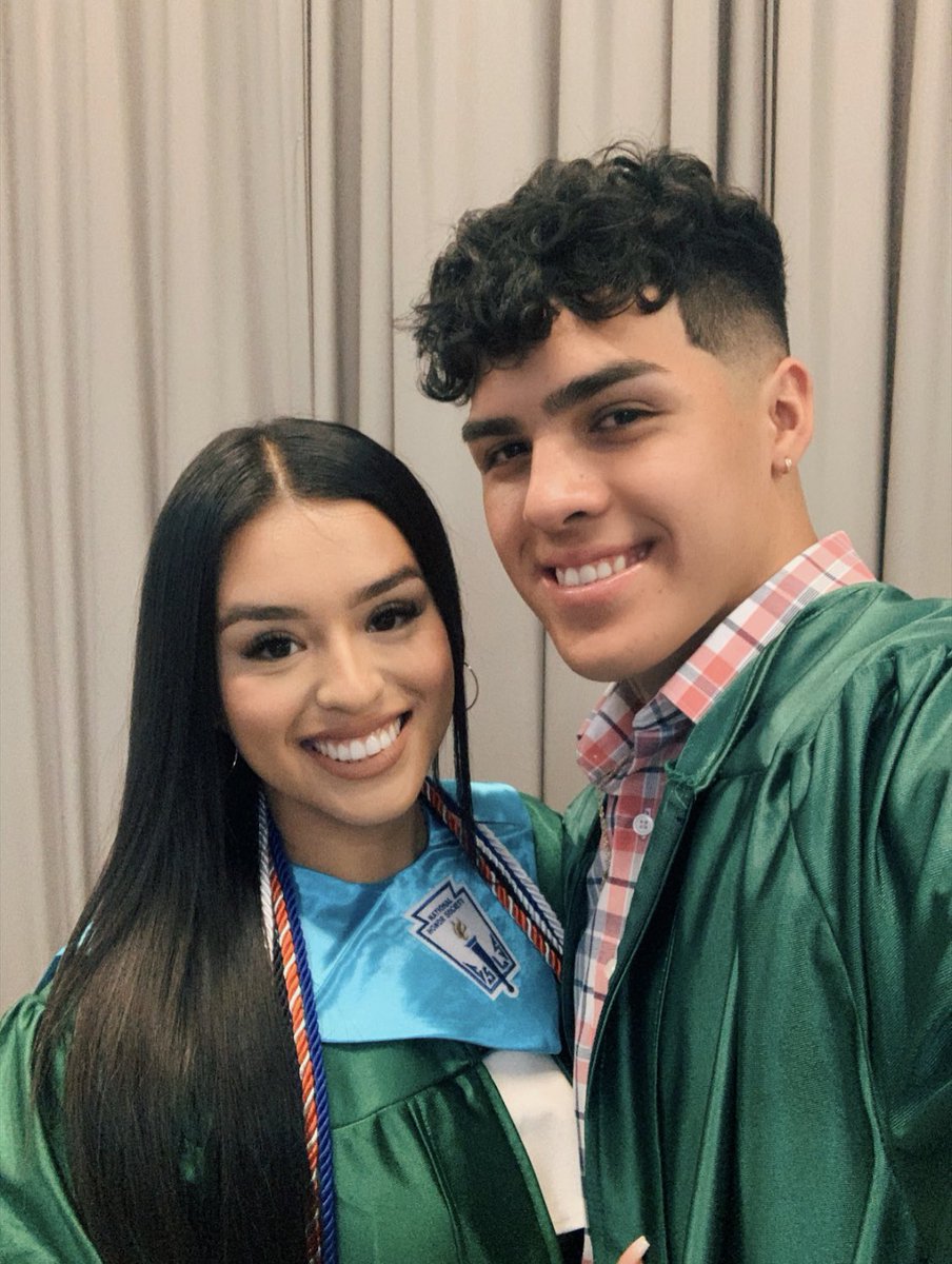 We did it baby🎓 Thank you for making my 4 years of high school so special. I love you forever #ClassOf2019