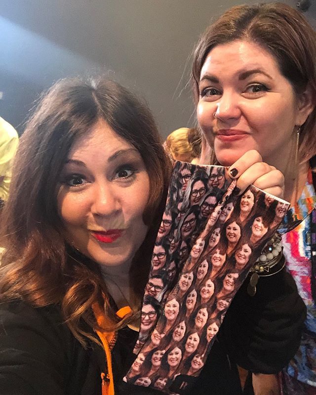 jencoleICT's tweet photo. We had A BLAST speaking today at #SMDAYICT about building an engaged online community. Huge thanks to @digitalwichita for this epic speaker gift! We now have Jen + Julie socks! 🤣🤣🤣 | #depictthis #jennjewels #depictgirls #sockie #smday #socialmediaday #gratitudeattitude https://t.co/OHmg0gtTlr