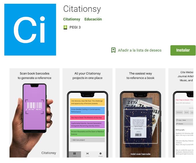 Bctuab's tweet photo. Imagina que estàs en una llibreria o una biblioteca i veus un llibre que t'interessa.
Saps que pots generar-ne la #referènciabibliogràfica escanejant el codi de barres amb el mòbil?
L' #app #Citationsy a https://t.co/rgTvMLEbsp
Bon complement per a #Mendeley!
@bibliotequesUAB https://t.co/r8ClAVQ6rX