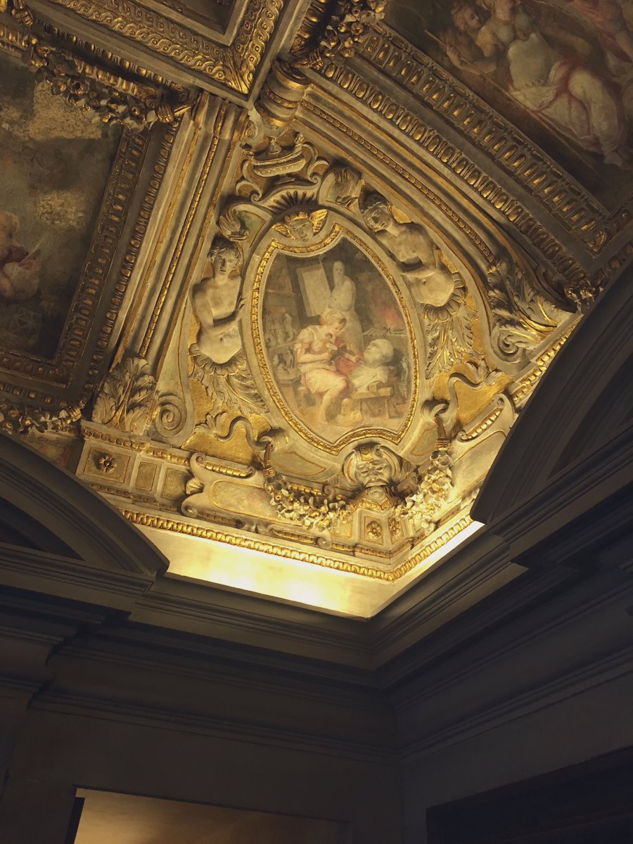 LisaBoutin's tweet photo. Celebrating the 500th anniversary of Cosimo I de’ Medici’s birth (June 12, 1519) by visiting his little tesoretto and the studiolo of his son Francesco at the Palazzo Vecchio. #OTD #Studioli https://t.co/Xp4zAkYMHU