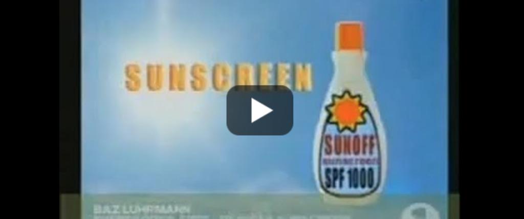 literaryluv's tweet photo. Everybody’s Free to Wear Sunscreen https://t.co/Wz4PU8Zvcf https://t.co/F07DRY1S4K