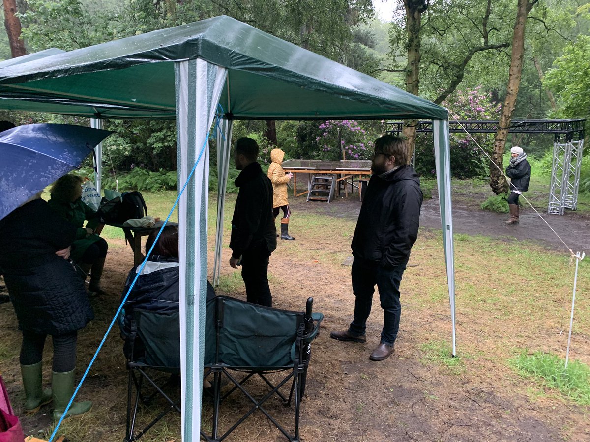 Rehearsals still go on, rain or shine, as does the show! We can’t wait for the show to open next week, come join us! Tickets from <a href="/The_Garrick/">Lichfield Garrick 🎭</a>