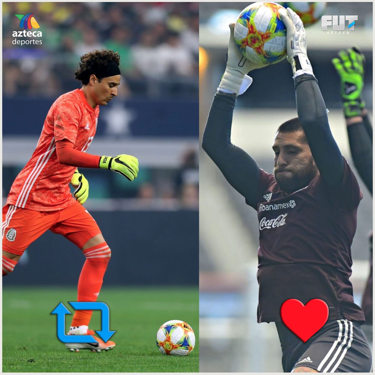 ¿Quién debe ser el portero titular en la <a href="/GoldCup/">Gold Cup</a>?🏆🇲🇽 #CompartimosLaEmoción

🔃François Memé 
❤️Spiderman Orozco