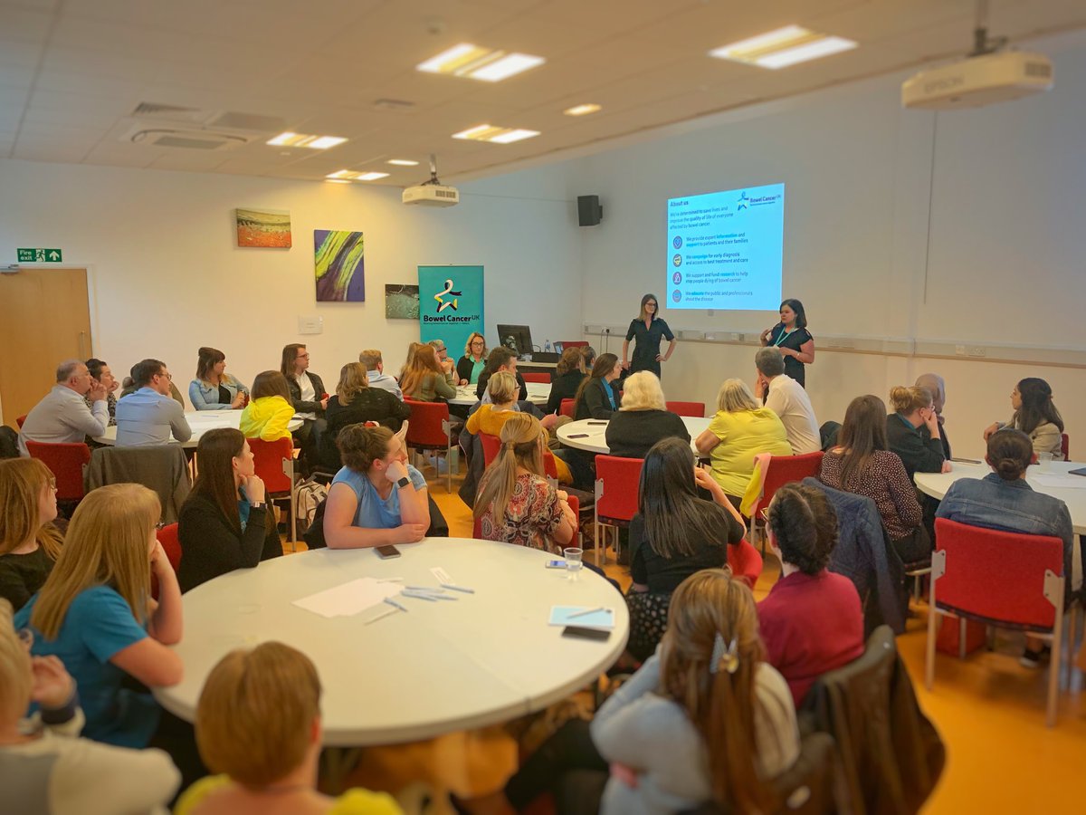 WendySEvans's tweet photo. What a fantastic training event tonight with @MayberryCares and @SheppardsPharma pharmacies. Working together to raise awareness of Bowel Cancer symptoms &amp; the importance of screening. All part of the exciting Moondance Bowel Cancer Project! https://t.co/qUsnmGiB5D https://t.co/jTCji1KC5e