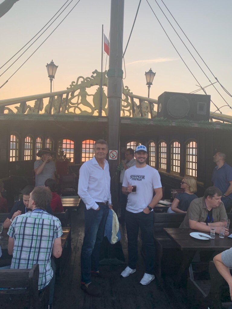 A pleasure to finish a @DellTechForum with a boat trip with over 120 customers, announcing a special power speech by best polish racing driver, Polish and European multi racing champion - #KrzysztofHolowczyc <a href="/HolowczycBlog/">Krzysztof Hołowczyc</a>