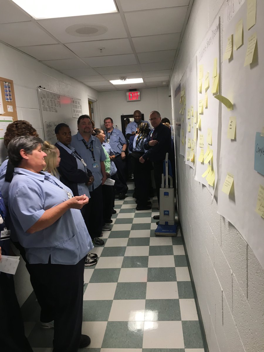 KevinGazley's tweet photo. Medina Hospital: EVS, a new model area, is starting strong.  EVS leaders are engaging caregivers in the kaizen process and working on problems! #theCCIM @LisaYerianMD @NateHurle @AskDrShew @eric_holizna https://t.co/HQ7iNudAHs