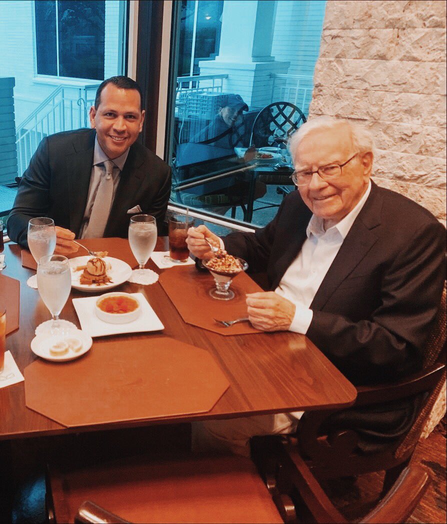 Great to be back in Omaha to see my friend & mentor Warren Buffett. 61  years in the same house. 57 years in the same office building. Bought his  first shares of