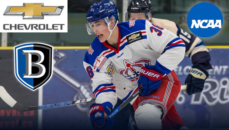 BCHockeyLeague's tweet photo. Congrats to @SpruceKings F Lucas Vanroboys on his commitment to @BentleyHockey for the 2019-20 season! #SmartHockey

Read more: https://t.co/BtLwW1mpX6 https://t.co/JzUANmauqq