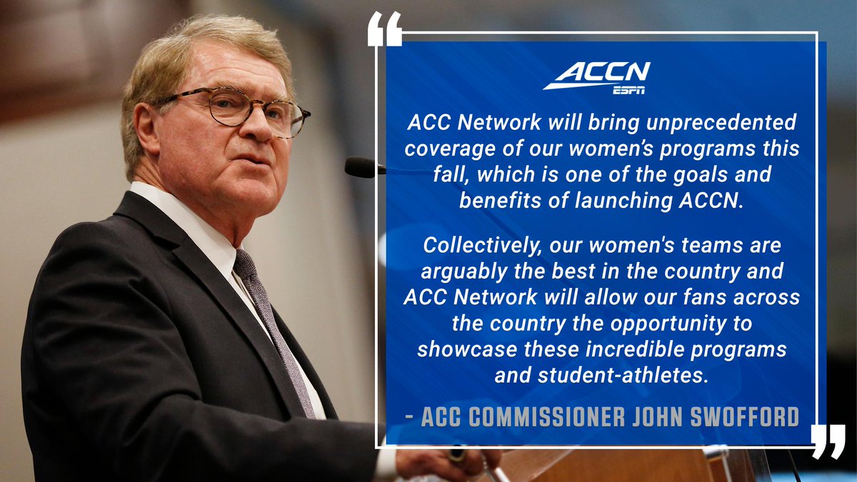 The ACC tweet media