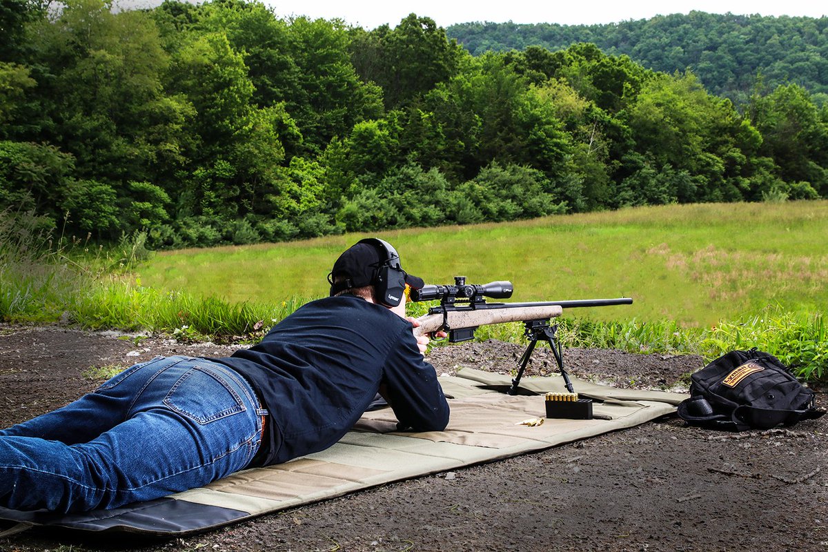 Our new Assistant Marketing Manager <a href="/cmlindblom/">Chris Lindblom</a> testing out our new TAC-MAT™ #shooting mat. They just came in stock today and you will not be disappointed! #guns #firearms lymanproducts.com/tac-mattm-long…