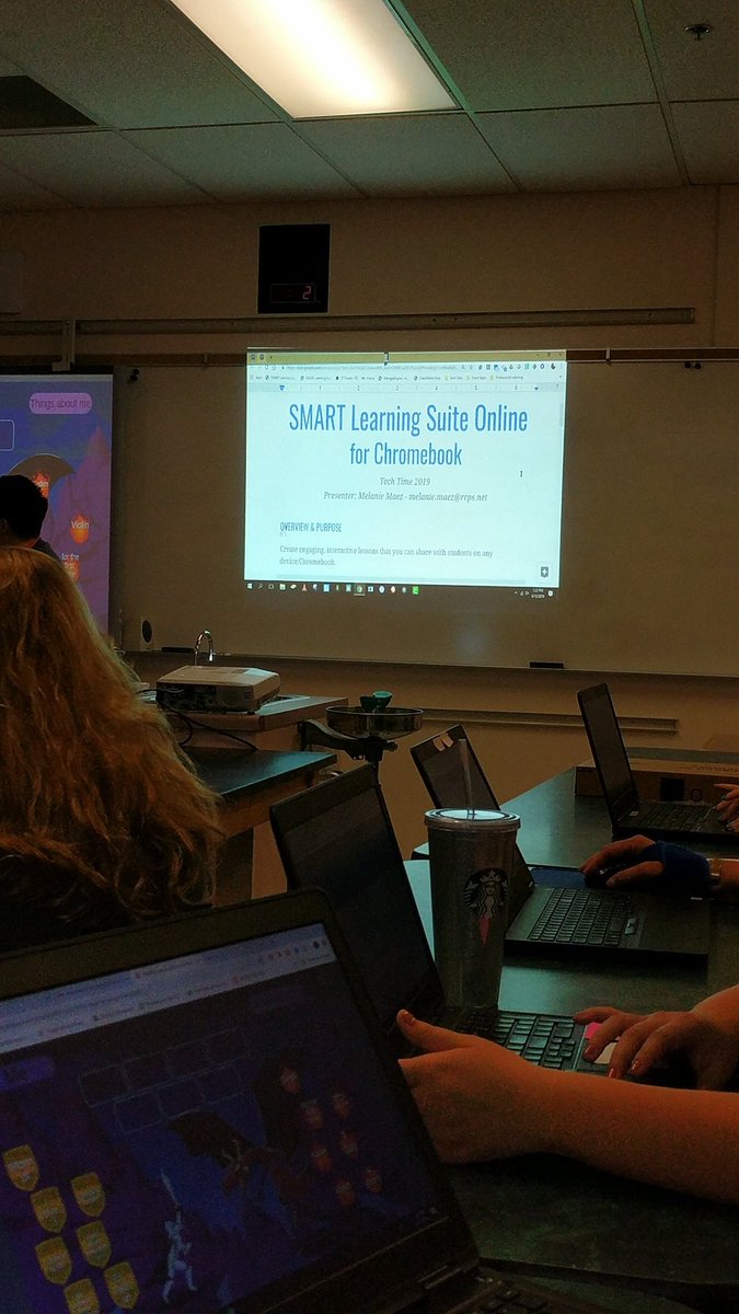 Mike_R_Mtz's tweet image. Time to get educated on SMART Learning Suite. Last session of the conference for me. It&apos;s been real RRPS! #TechTime19