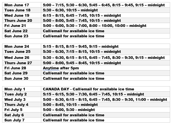 ChesswoodArena's tweet photo. See attached for available evening ice time @ChesswoodArena for the next 3 weeks! Call 416-630-8114 or DM us for more information! 
.
.
#icerentals #hockey #toronto #gta https://t.co/YimdmoX6US