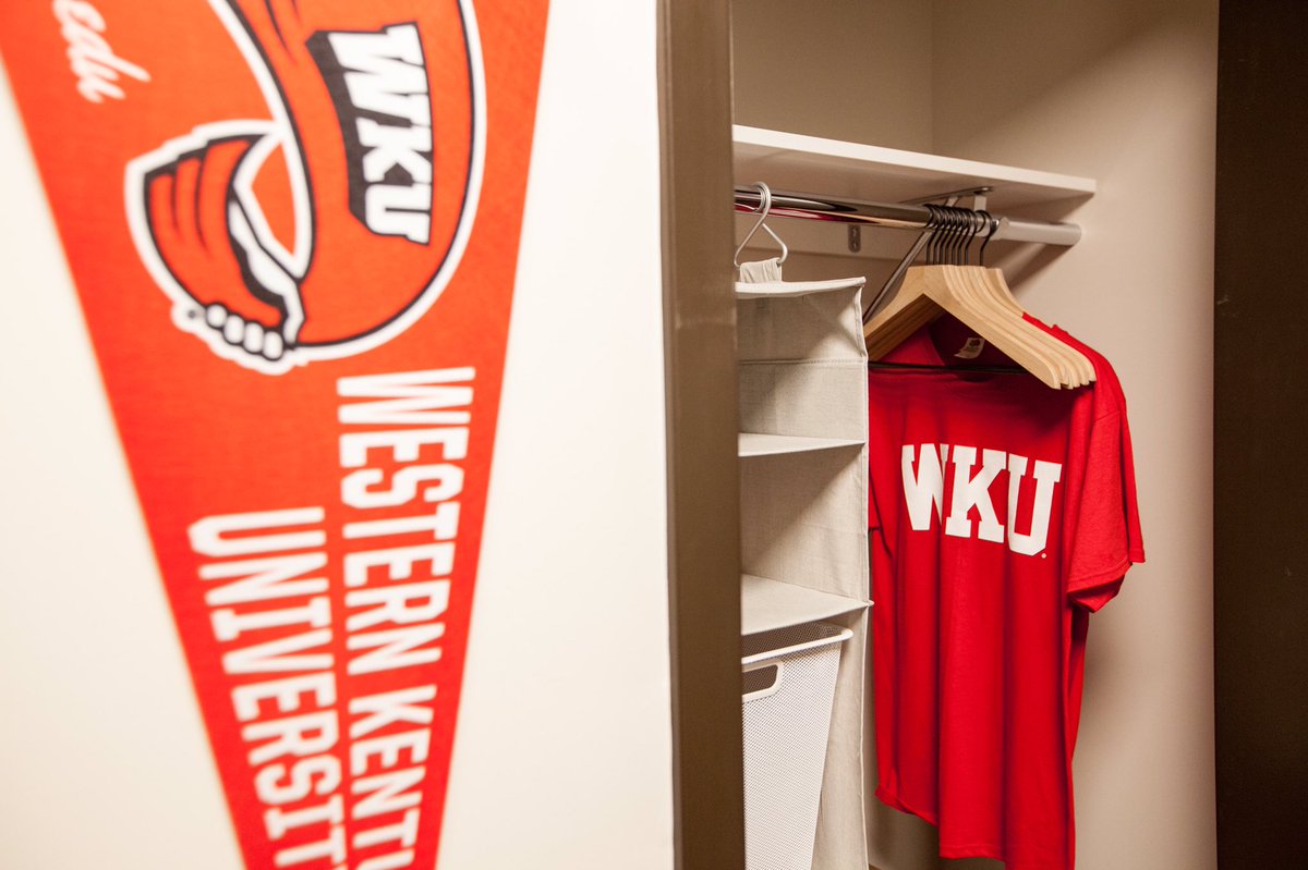 wkuhrl's tweet photo. Hey #WKU2023, your room is ready! We just emailed the first round of housing assignments! 🎉 

Don’t forget to “confirm” your assignment in the housing portal so we know you are definitely coming! https://t.co/Tg2BQUibV1