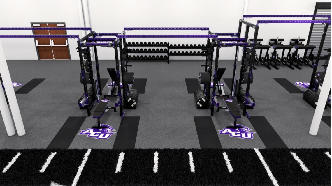 ACUFootball's tweet image. COMING AUGUST 2019 - FIRST LOOK at our new weight room renovations!  Thank you to everyone that made this possible! #NextStep 💪🏾🏋🏽‍♂️