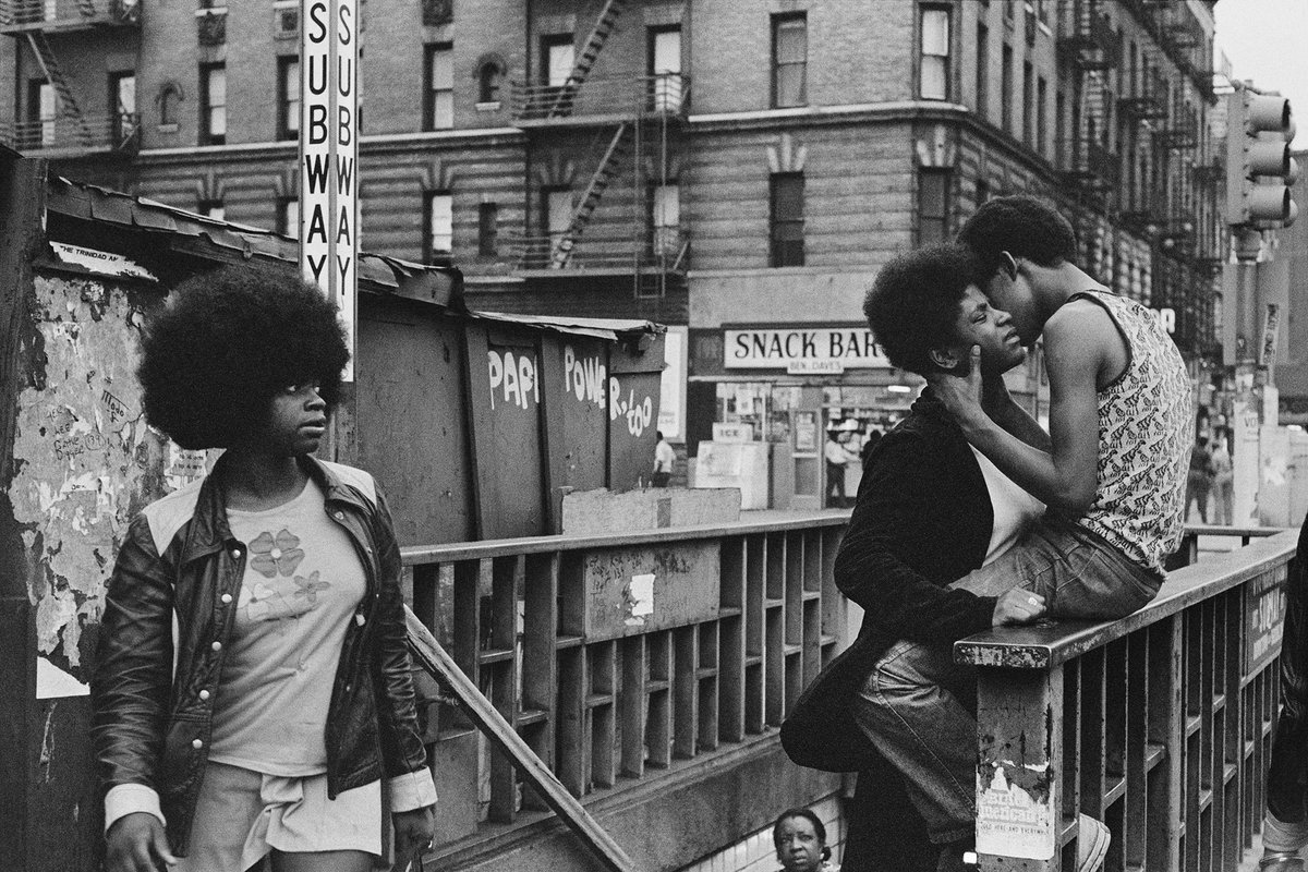 Forbidden Love: two men kissing in the entrance to a subway stop in Manhattan at the time of the Stonewall riots. New York City, USA. 1969-1970.

Buy the print: bit.ly/2QZtJJm

© Ernest Cole/Magnum Photos