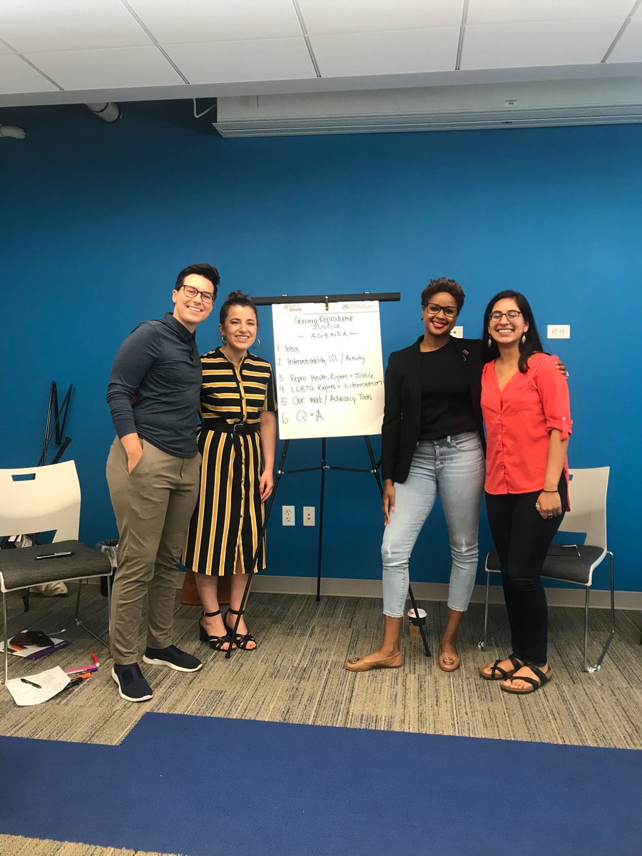 URGE_org's tweet image. These AMAZING panelists kicked off the start of the Summer Intern Series with a panel on Queering Reproductive Justice! So happy to be doing this work alongside these amazing folks! @TheTaskForce @NAPAWF @BlackWomensRJ #RJAllDay