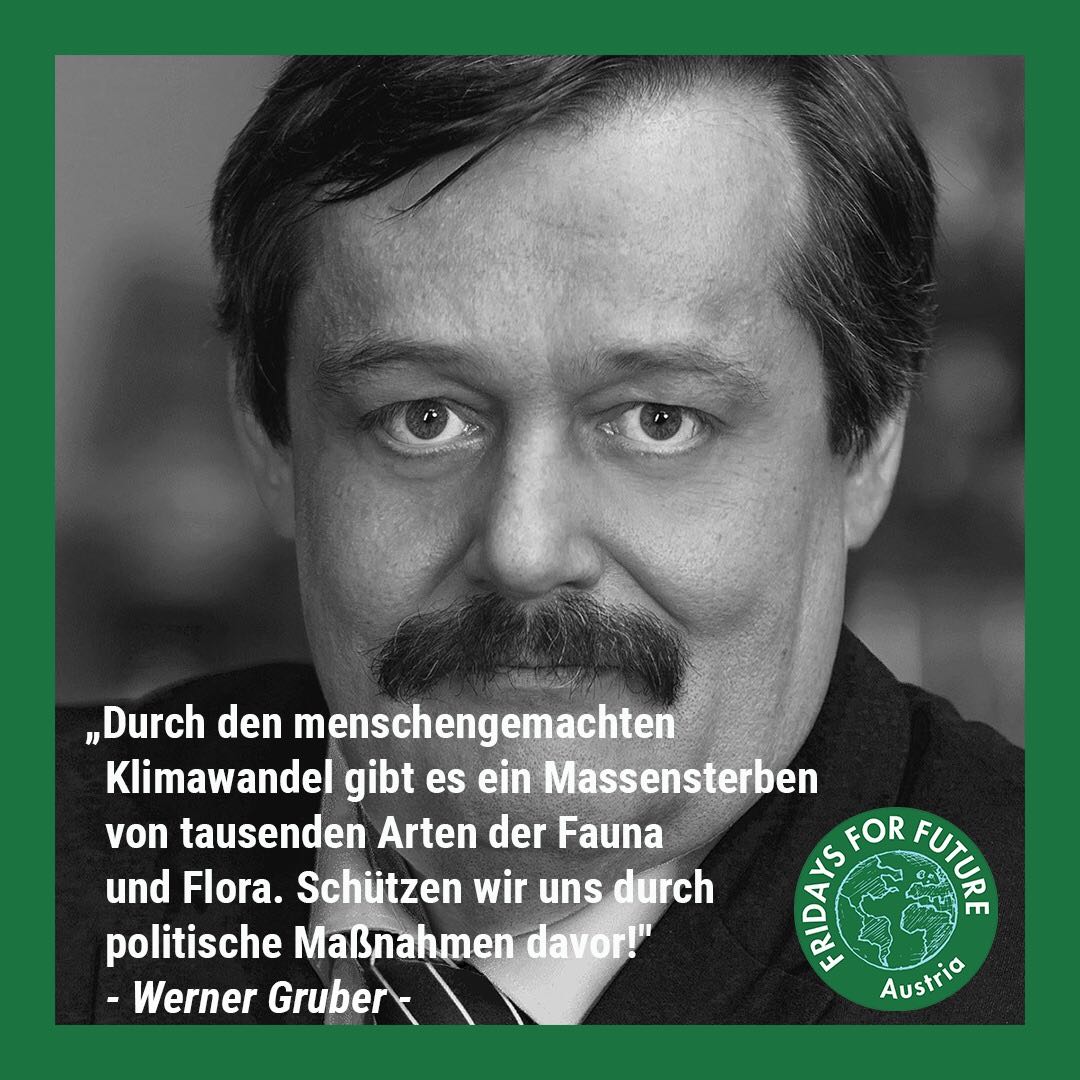 💥 Werner Gruber, der bekannte Physiker, hält diesen Freitag einen Vortrag mit Experimenten bei unserem KlimanotstandsStreik im Florianipark.

🎥Livestream startet ab 12:40 Uhr: facebook.com/FridaysForFutu…

#FridaysForFuture #Wien #Vienna #Klimanotstand #Austria #Oesterreich