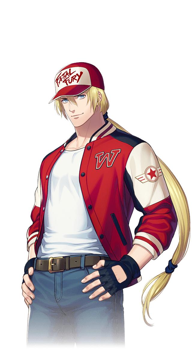 TERRY BOGARDCV: Takashi KondouHeight/Weight: 182cm/83kgBirthday: 3/15Country: USAFighting style: Martial arts + Jeff (his father) style techniqueA street smart, charismatic and playful man who is friendly to all who meet him except the irredeemable and malicious.