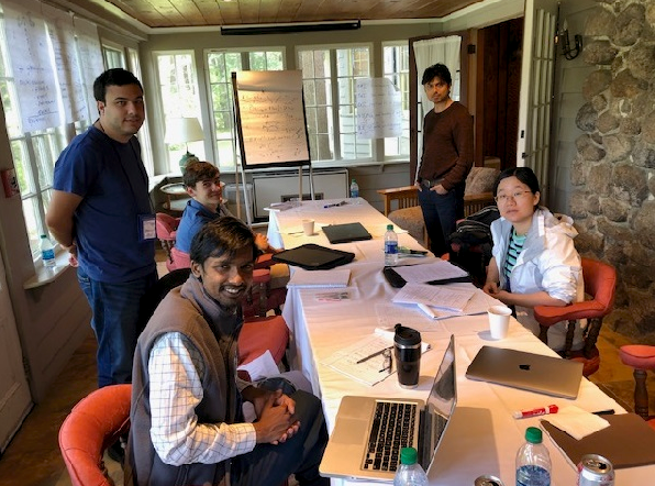 amermathsoc's tweet photo. Working hard at the #AMSMRC on Stochastic Spatial Models! https://t.co/lSVOxDl0ba