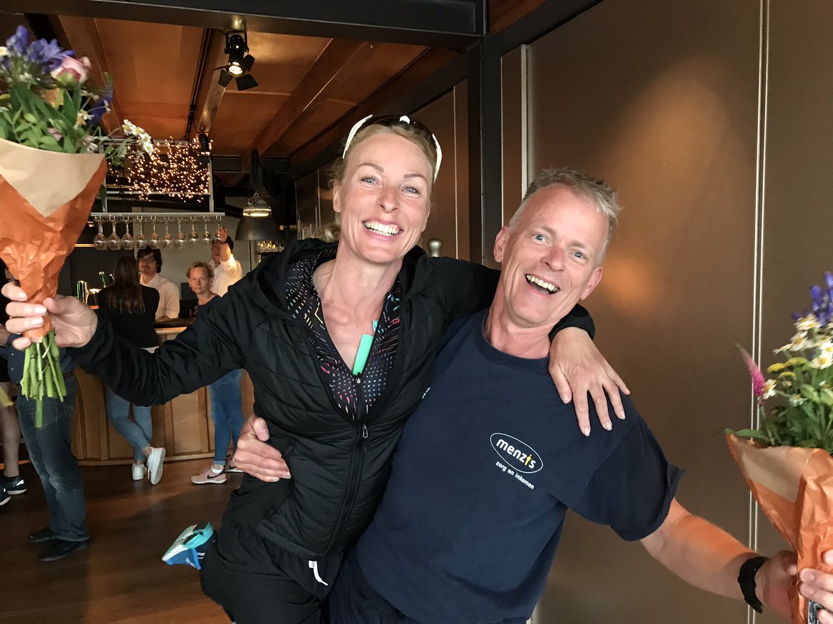 GVAVTriathlon's tweet image. Na een spannende strijd zijn de clubkampioenen van 2019: Mathijs van Ark en Charlotte Lenting.