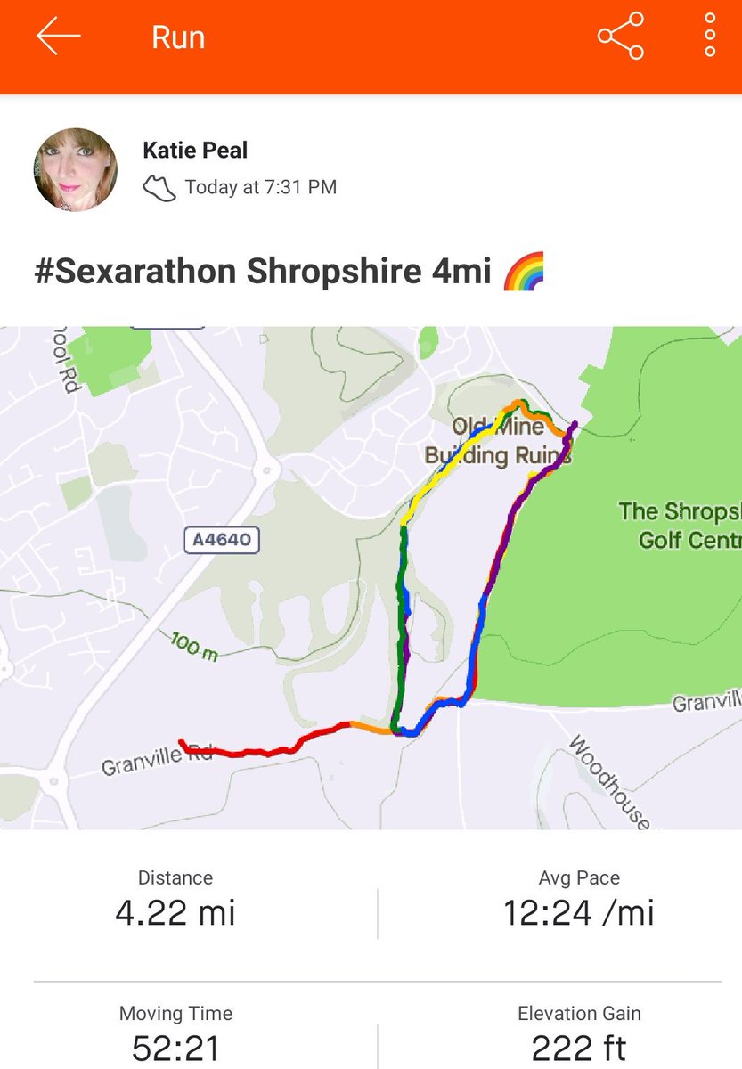katiepeal's tweet photo. Well that was absolute 💩
I'm not built for running 🐷
#BollocksToIt https://t.co/gzhvSXQgoi