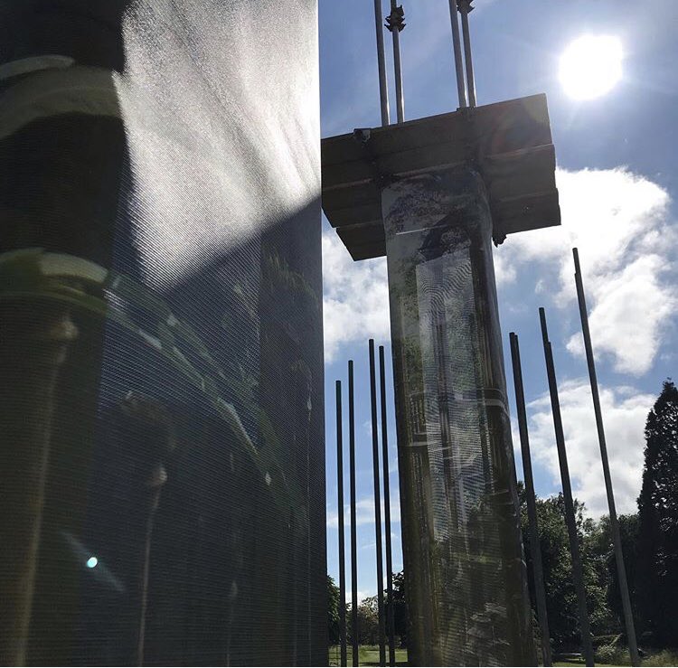 SESProjects's tweet image. We love collaborations with artists like @misskateboucher  - thanks for letting us be part of this amazing installation in the stunning grounds of @westdeancollege #bespokeproject #largeformat #individuality #banners