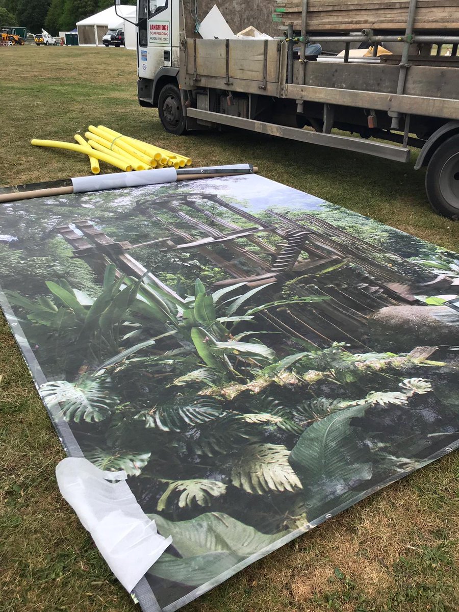 SESProjects's tweet image. We love collaborations with artists like @misskateboucher  - thanks for letting us be part of this amazing installation in the stunning grounds of @westdeancollege #bespokeproject #largeformat #individuality #banners