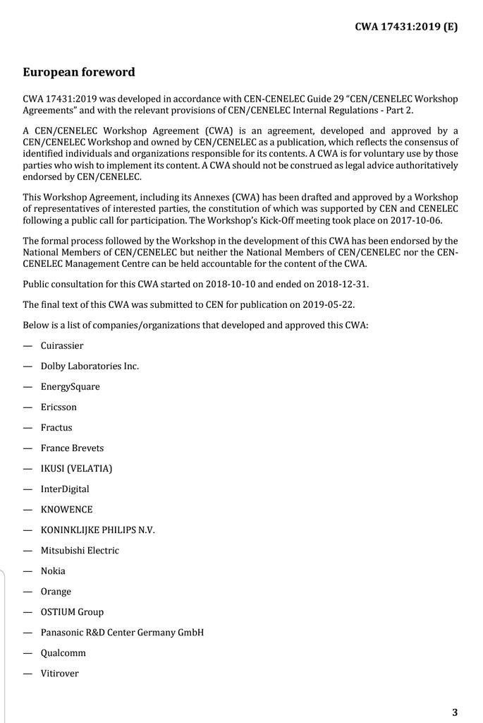 knowence's tweet photo. Very proud to be one of the companies suppirting #CWA1 CWA 17431:2019, together with very important companies and lead investors on IPR and technology developers @knowence https://t.co/AXostm4fBb