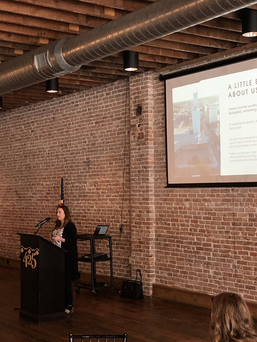 Thanks to Rachel Anderson, for visiting our club today to share the @the_efactory’s history and contributions to the SGF community! Be sure to check them out if you’re looking to grow as an entrepreneur. #SGF