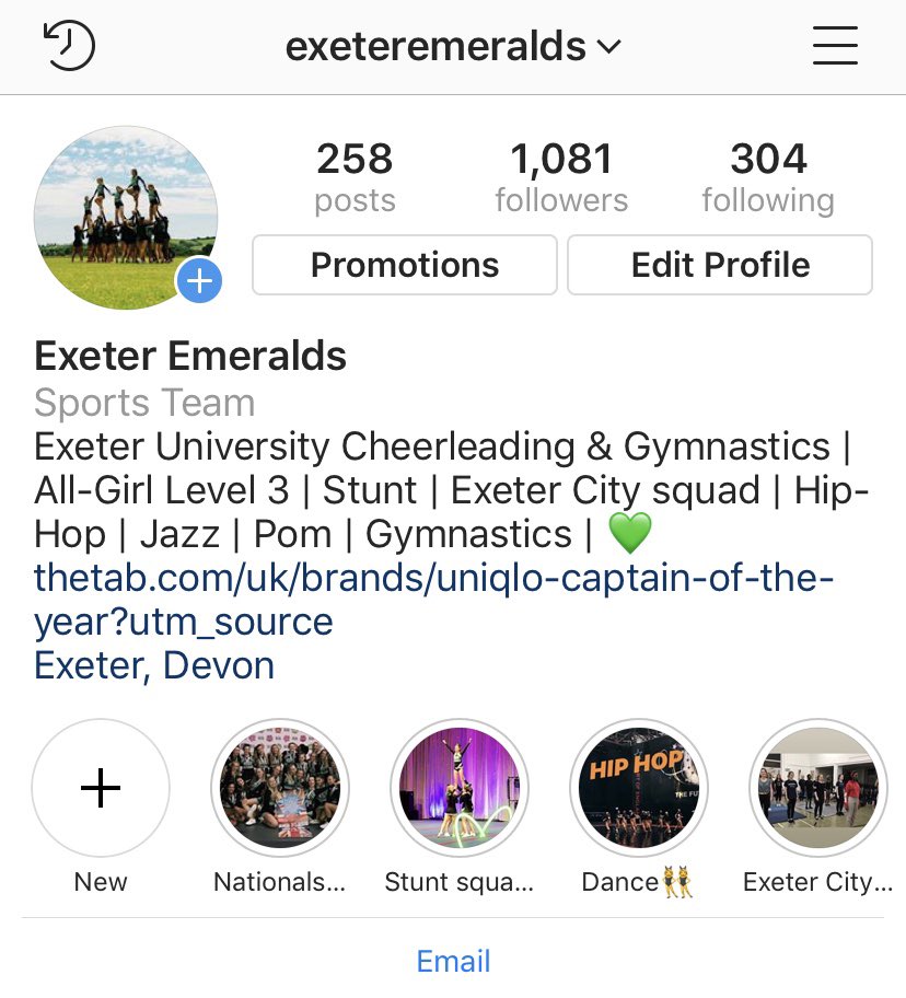 Make sure you follow our Instagram page <a href="/exeteremeralds/">Exeter Emeralds</a> to keep updated on what’s coming up in our new season 2019/20  !! 💚