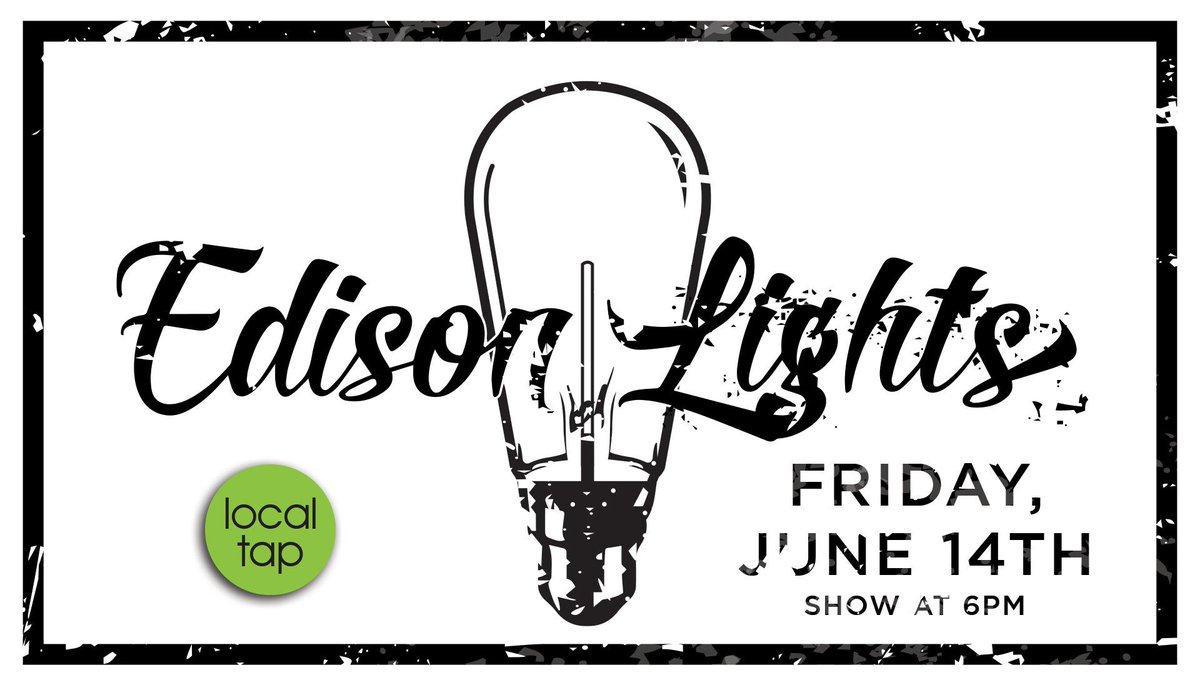 THIS #FlashbackFriday @edisonlightskc LIVE in #localtap!! Get to <a href="/OneBlockSouthKC/">One Block South KC</a>  early to get in on some HALF PRICE grub, brews + booze 3-6pm!