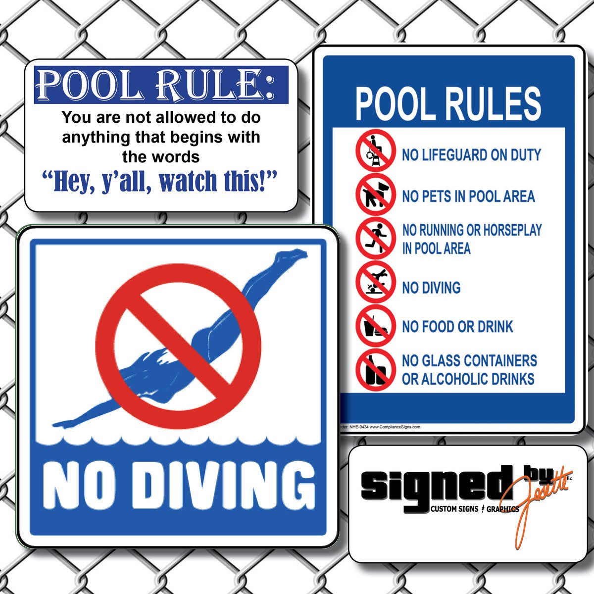 FindlayFAST's tweet image. Finish this sentence: We don't swim in your toilet...

Read more about pool safety rules and call us for your pool signage! ow.ly/WtZG50uCrNe