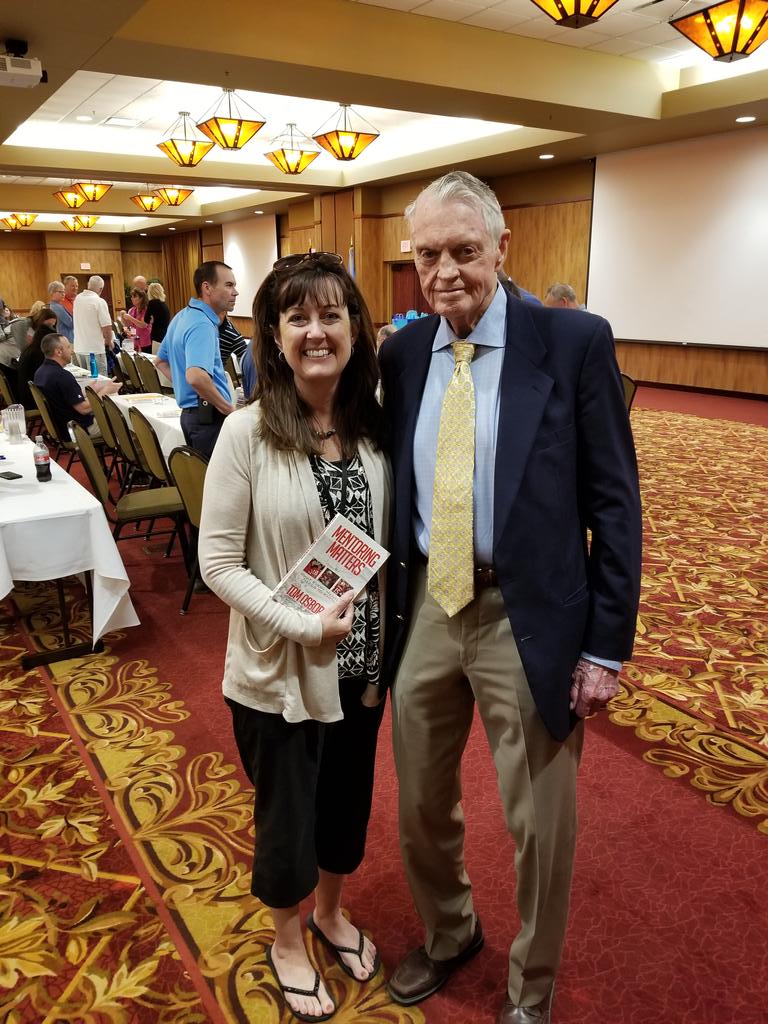 71csd's tweet photo. Tami Brown got to meet one of her heroes Coach Tom Osborne
#wayexcited https://t.co/qEbxFZr6A1