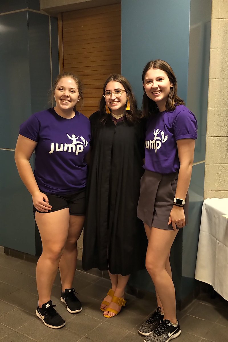 Our JUMP Coordinator Isabeau convocated today. Congratulations Isabeau! <a href="/WLUJUMP/">WLU JUMP</a>