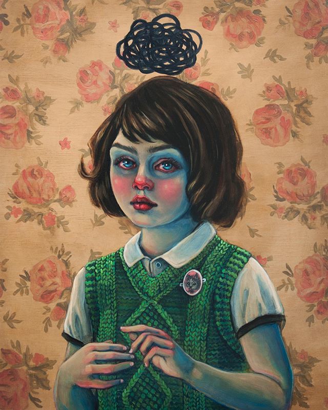 lorinelsonart's tweet image. #tbt Little Trouble Girl just sold out w @printsonwood ! Thanks fams!
#handknits #sweatervest #☁️ #sonicyouth #feels #goodgirl #badgirl bit.ly/2KMeIKe
