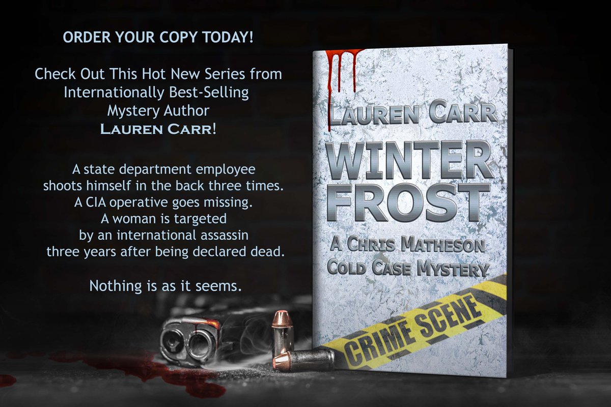 pmnp's tweet photo. RT @TheMysteryLadie: #BookReview: "Lauren Carr has knocked it out of the park ... Winter Frost has it all, Spy's, murder, espionage, undercover agents, faked deaths, a touch of #romance, & the Geezer Squad." #mystery #suspense #GeezerSquadColdCase #ColdC… https://t.co/ODGSAVAVBO