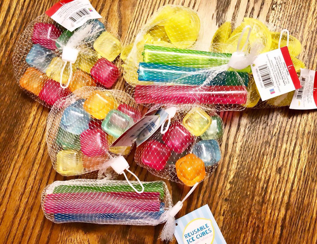 MsSarahLPS's tweet photo. I just got my haul of reusable ice cubes! I love these for building with shaving cream, patterns, math, pretend play, making shapes and letters! These we’re only one dollar from #targetdollarspot! https://t.co/vxt2dPOUu9