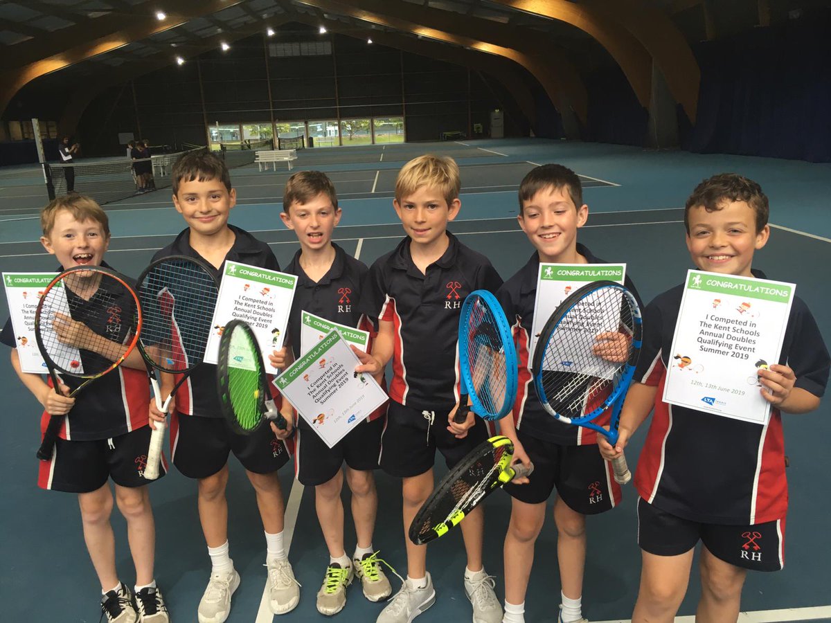 TheTennisAcad's tweet photo. @RussellHouseSch qualification at the Kent Schools Doubles achieved by the girls green ball pair: Lucy and Anna and boys green ball pair: Nate and Tommy... well done to all teams that took part... bring on the finals next week! https://t.co/RQuI2s1rWm